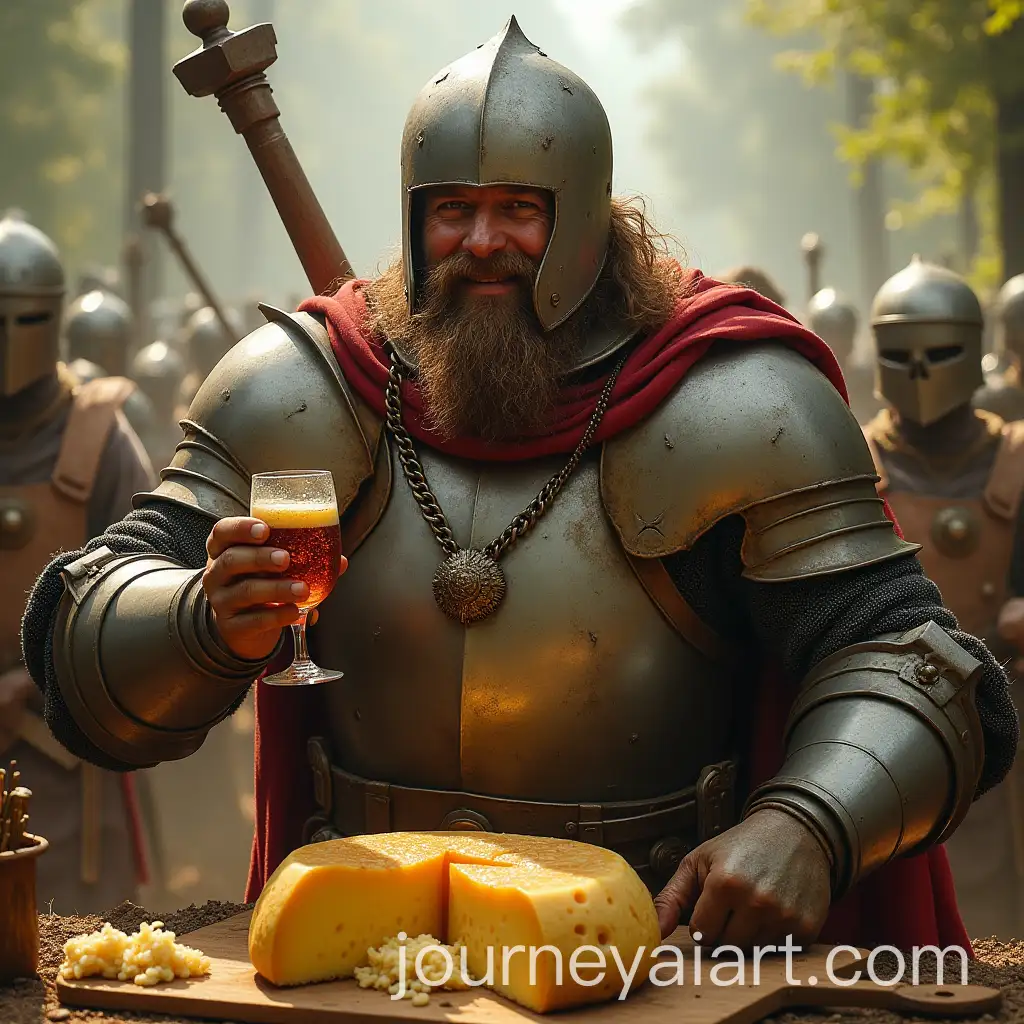 Knight-of-Lard-and-Brotherhood-of-Camembert-at-Legendary-Banquet-with-Pirates-and-Ragged-Allies