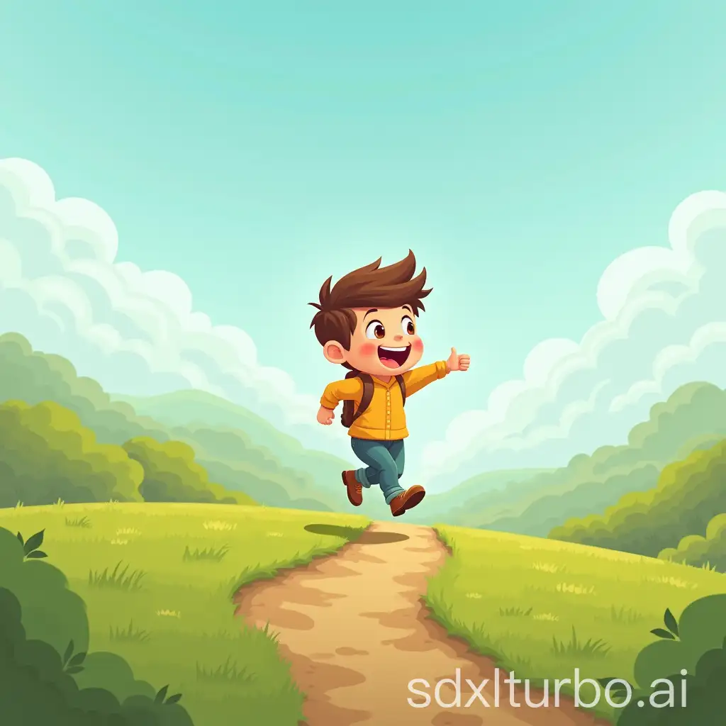 Happy-Cartoon-Child-Exploring-Hilltop-Adventure