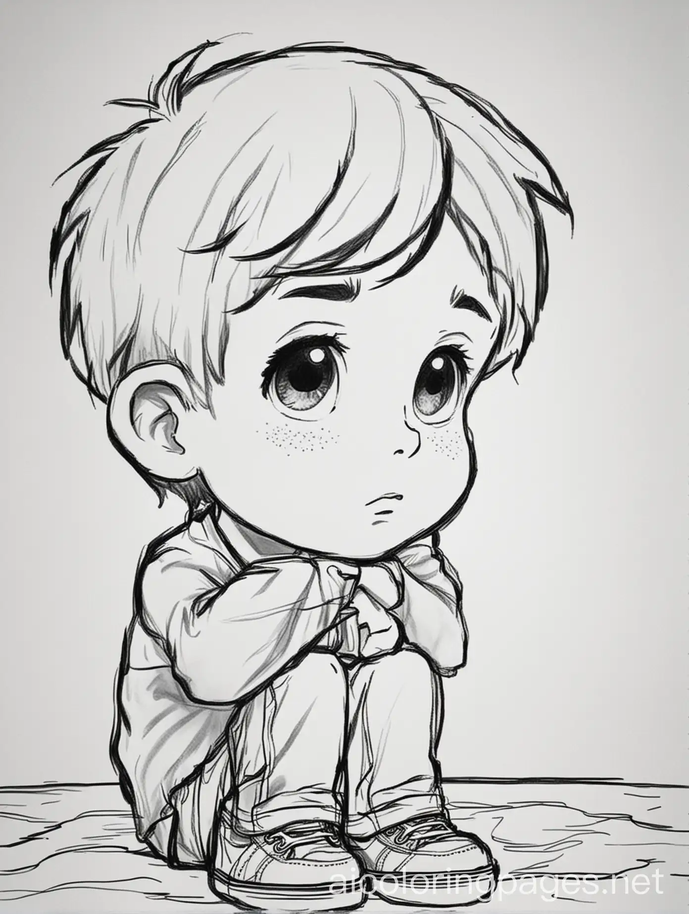 Emotional-Cartoon-Boy-with-Clear-Black-Lines