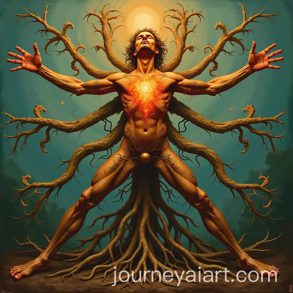 Renaissance-Gardener-with-Rooted-Limbs-and-Boiling-Heart