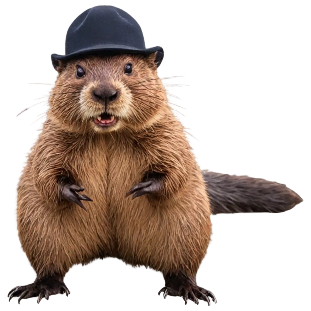 Beaver-Bandit-PNG-Crafty-Forest-Creature-in-Action