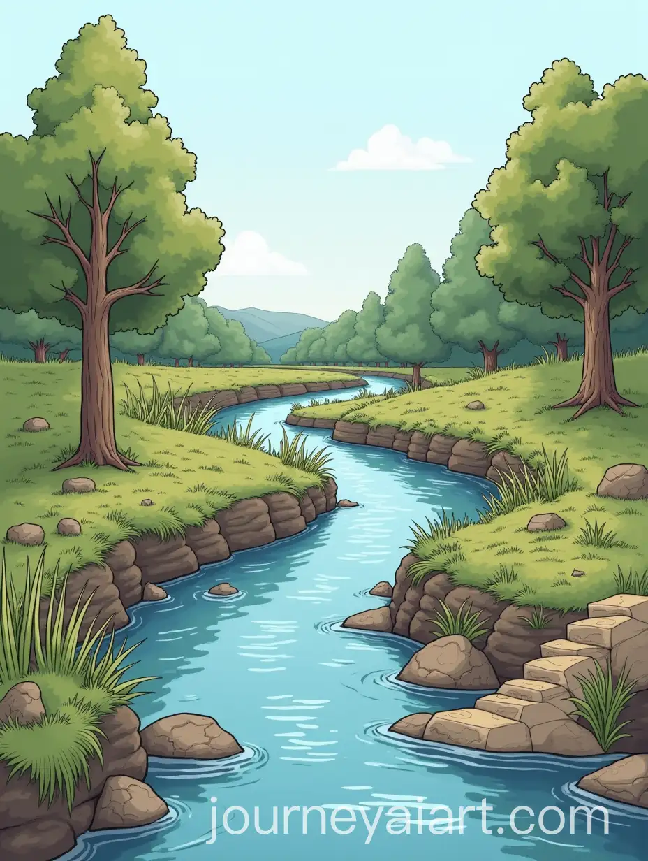 Detailed-Diagram-of-a-Stream-Ecosystem-with-Integral-Parts