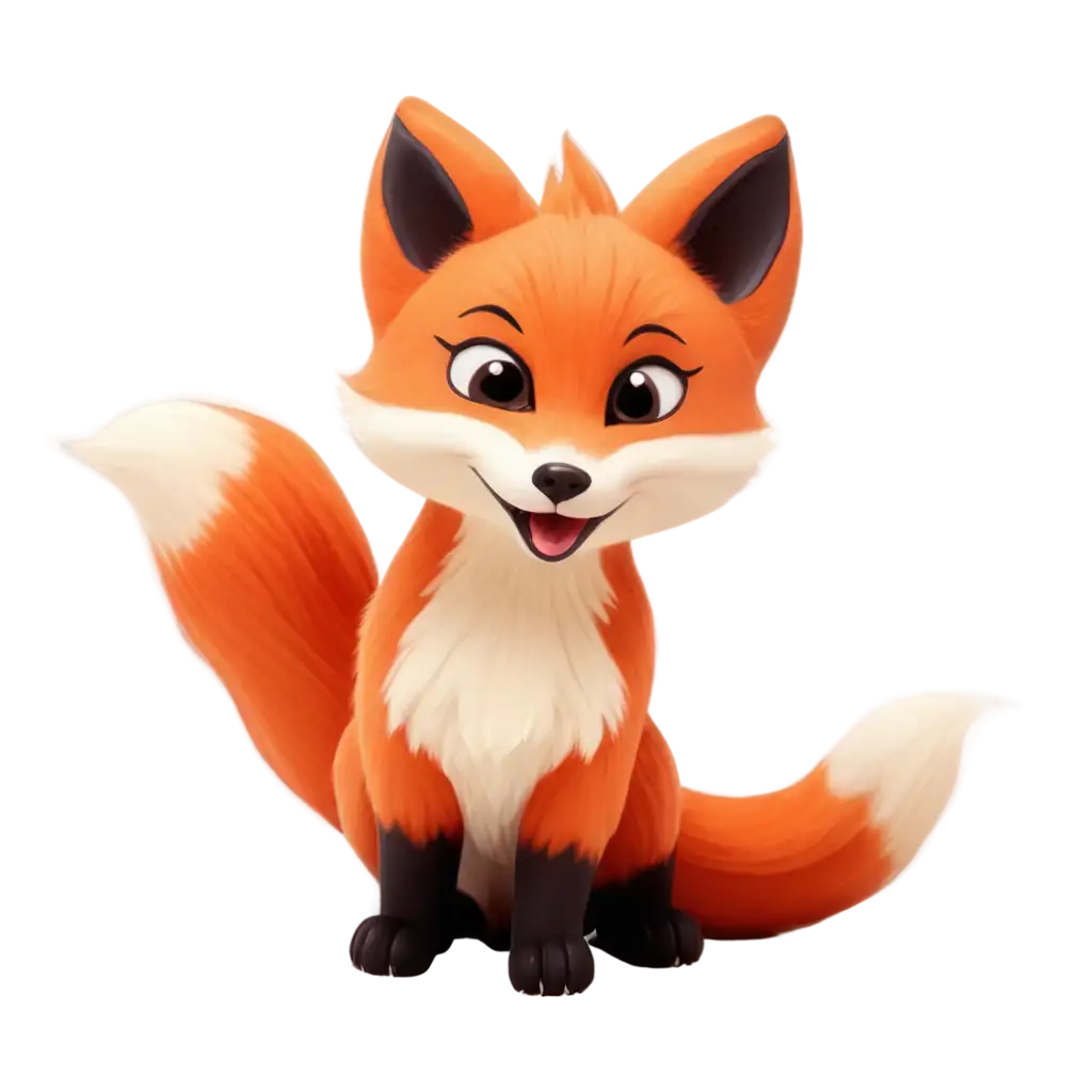 Cute-Fire-Fox-PNG-Image-Playful-and-Adorable-Digital-Art