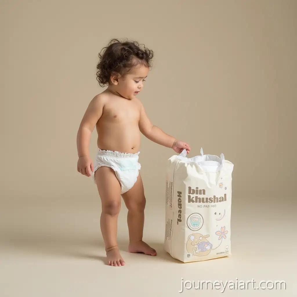 Smiling-Baby-Holding-BIN-KHUSHAL-Diaper-Pack-Wearing-Soft-Diaper