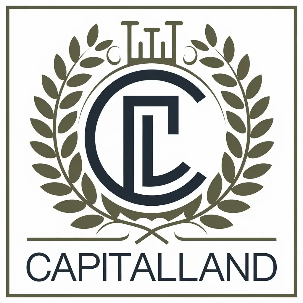 LOGO Design For CAPITALLAND Modern CL Symbol in Finance Industry