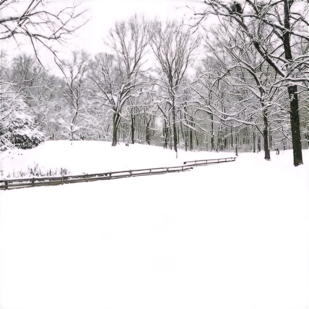 SnowCovered-Central-Park-in-Georgia-HighResolution-PNG-Image-for-Stunning-Visuals