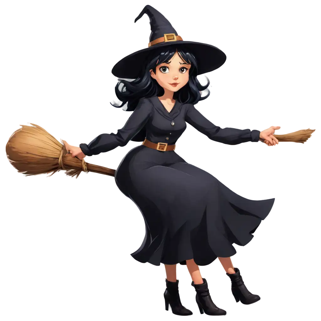 Enchanting-Witch-PNG-Image-Perfect-for-All-Your-Creative-Projects