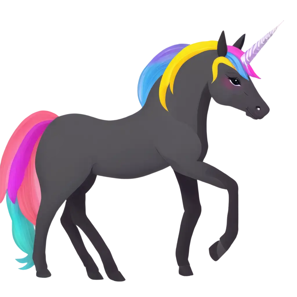 Icon of Colorful Unicorn