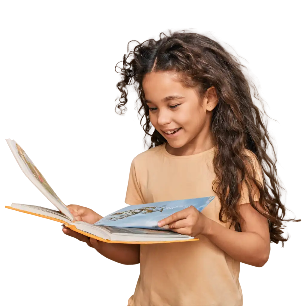 Cheerful-Child-Flipping-Through-a-Book-Engaging-PNG-Image-for-Joyful-Learning