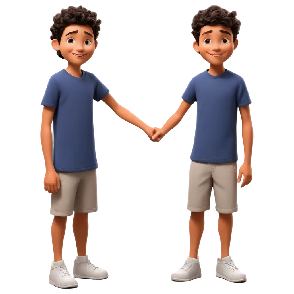 Twins-Brother-Cartoon-PNG-HighQuality-Image-for-Various-Applications