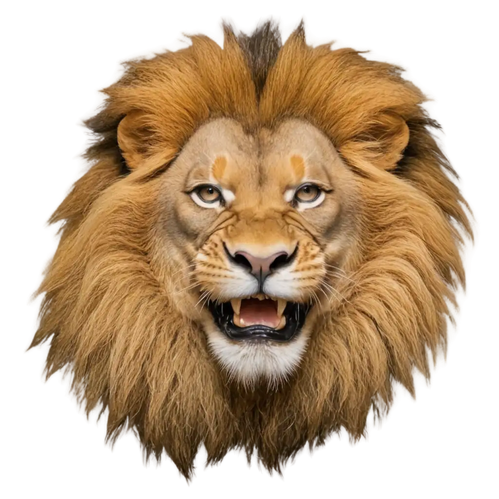 Lion-Head-PNG-Image-HighQuality-Transparent-Graphic-for-Versatile-Use