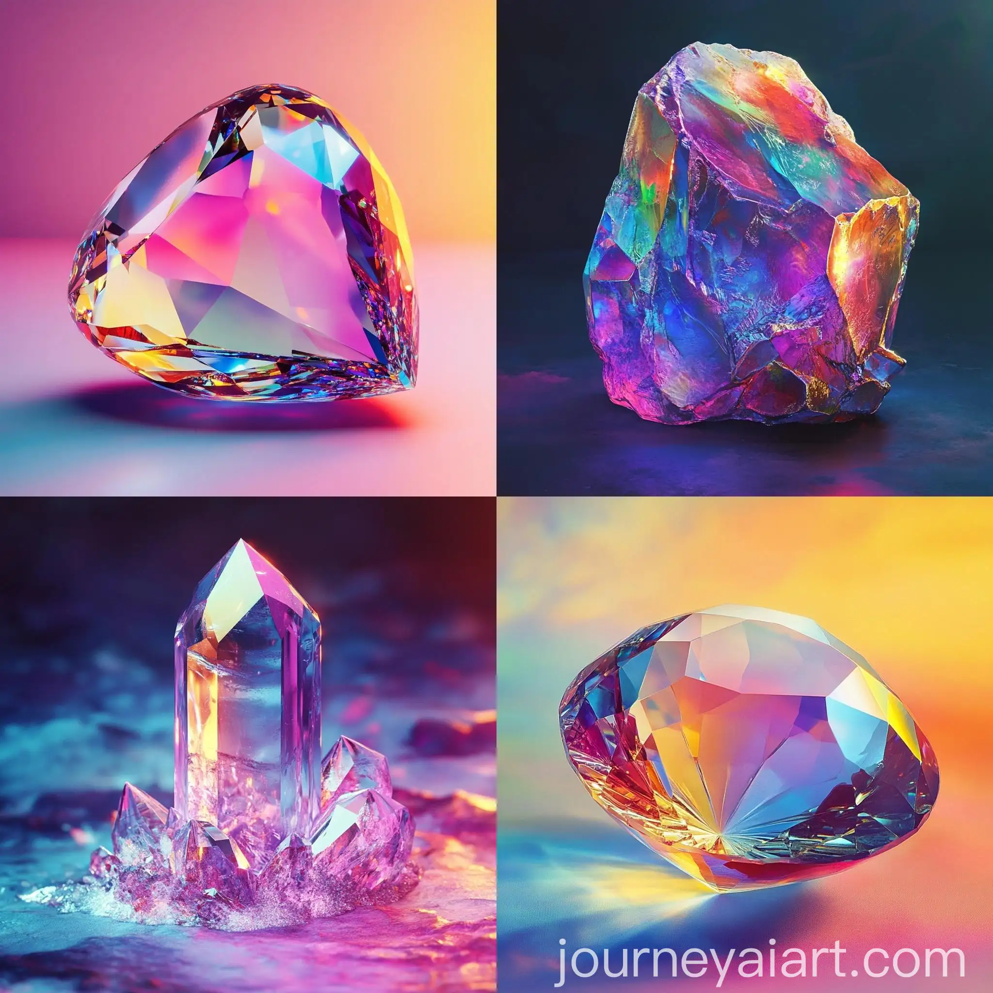 Colorful-Precious-Stone-on-Aesthetic-Background