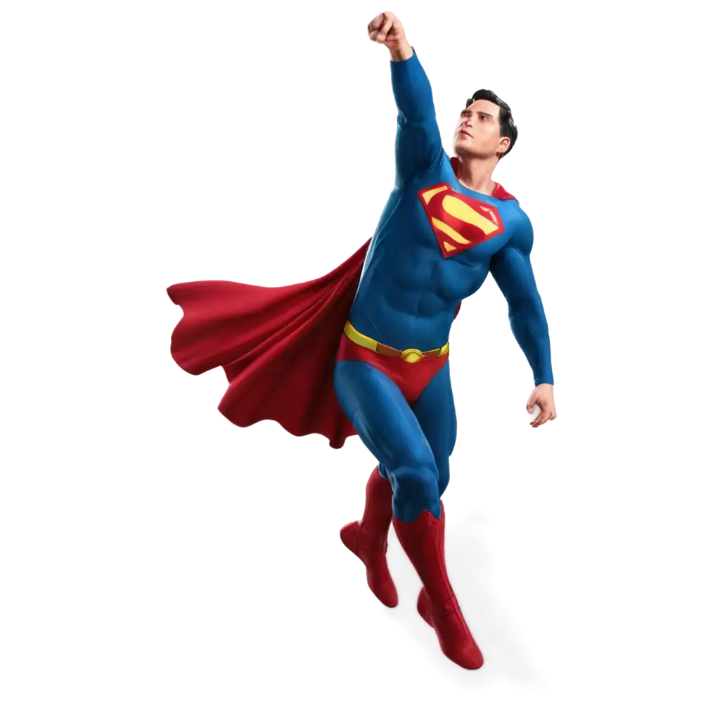 Superman-Flying-in-the-Sky-PNG-Image-for-Dynamic-Visual-Use