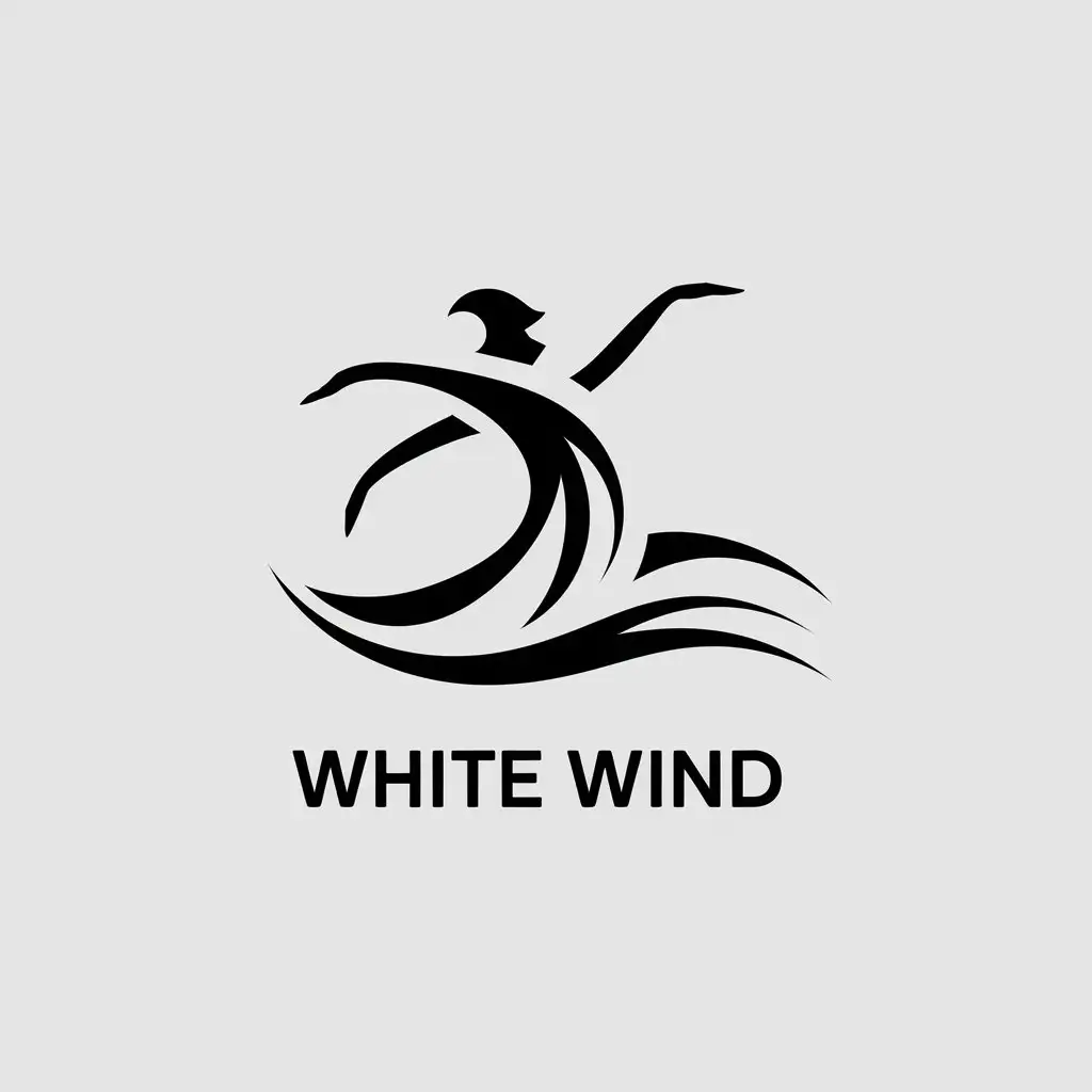 LOGO-Design-for-White-Wind-Danceinspired-Vector-Logo-with-Clear-Background