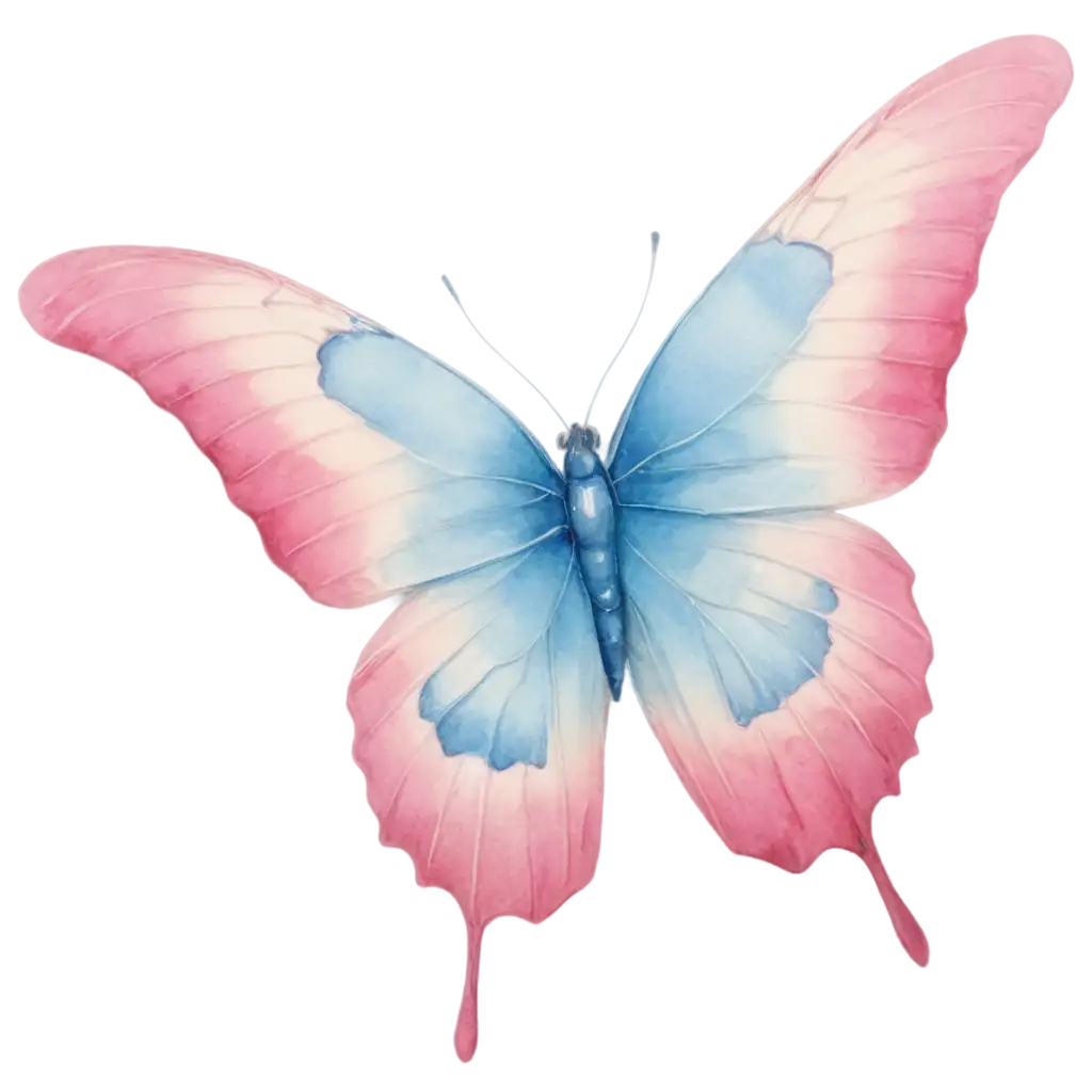 Delicate-Watercolor-Butterfly-PNG-A-Serene-Blend-of-Pastel-Colors