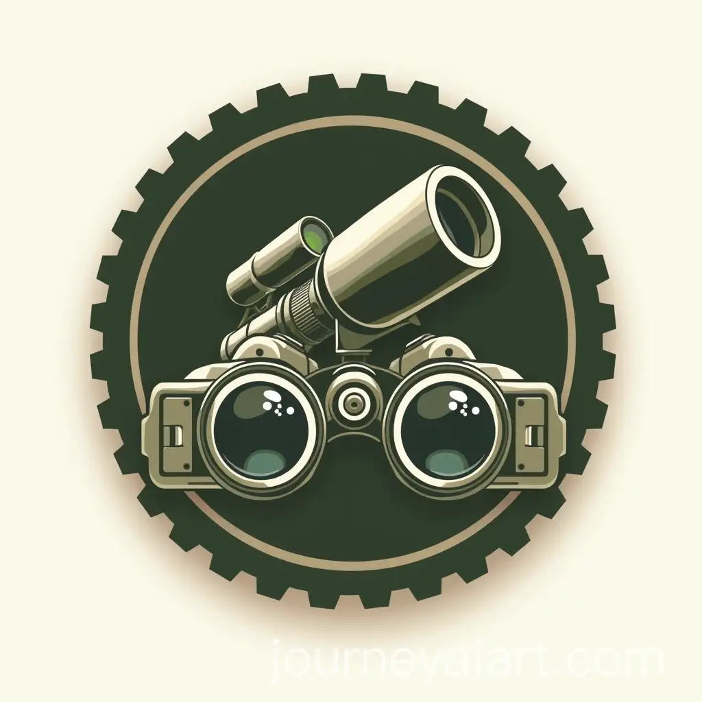 Military-Logo-forMilitary-Logo-Design-Expansion-Department-of-Military-Optics-Maintenance-Featuring-Binoculars-Scopes-and-Optics-Equipment