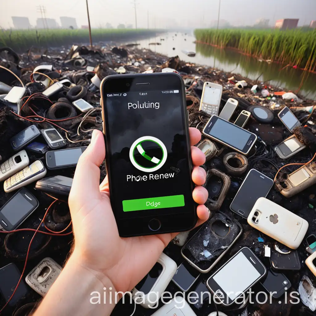 Sustainable-Living-Message-Avoid-Renewing-Phones-to-Reduce-Pollution