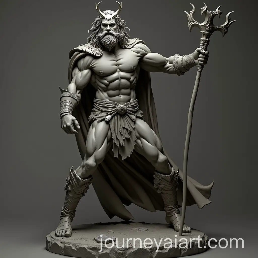 Thor-in-a-Calm-and-Posed-Sculpture-Stance