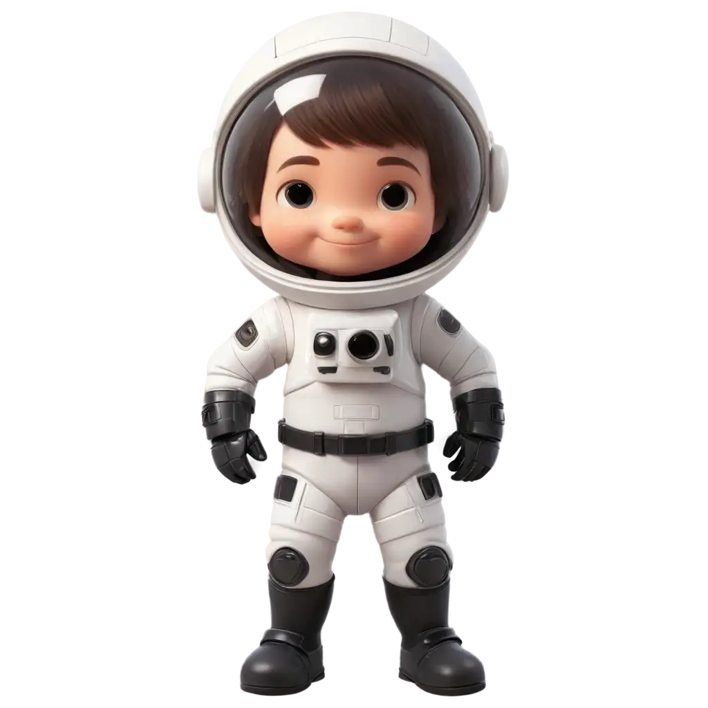 Cute small spaceman graphic