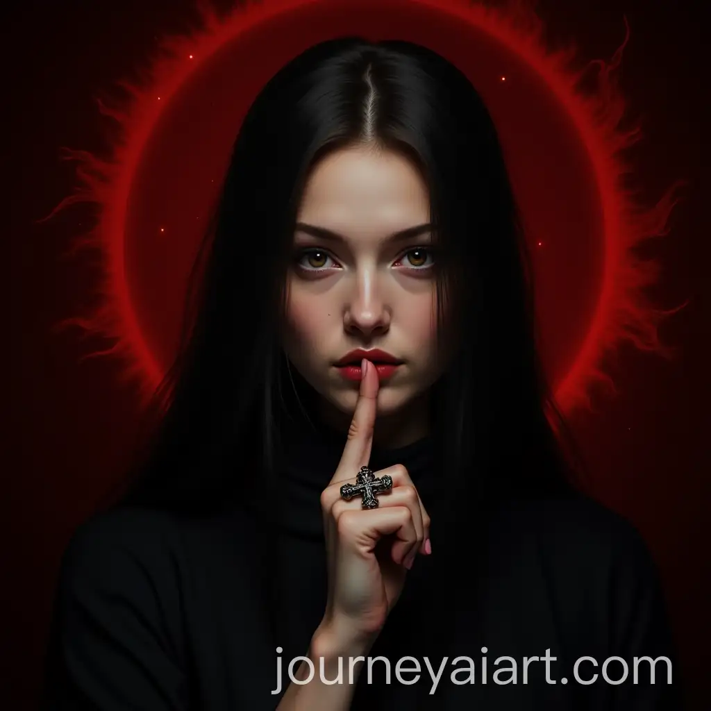Mystical-Woman-with-Cross-Ring-and-Dramatic-Red-and-Black-Background