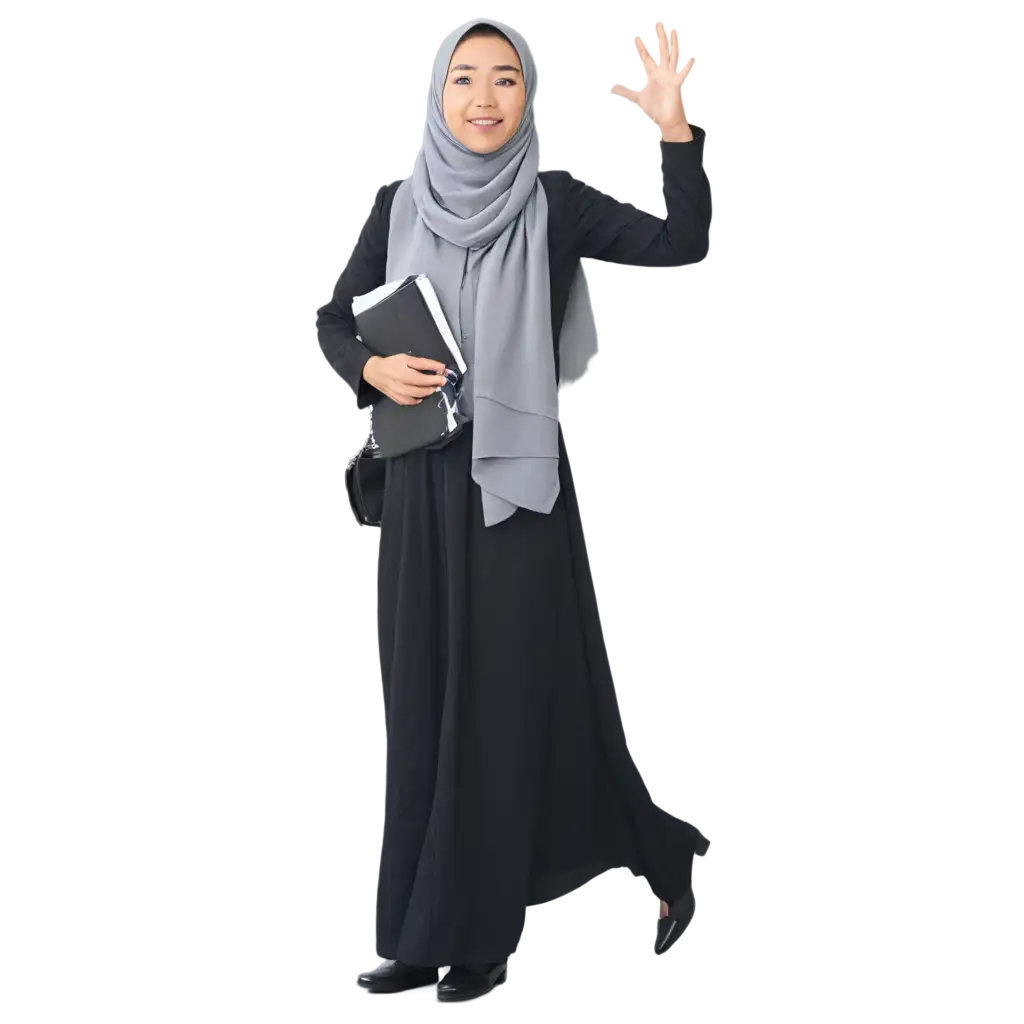 Female-Asian-Office-Worker-Wearing-Hijab-PNG-Image-Professional-and-Inclusive-Workplace-Representation