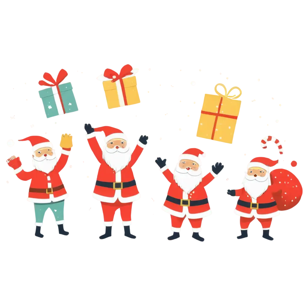 Santa-Claus-PNG-Clipart-with-Gifts-Crisp-Vector-Illustration-for-Holiday-Designs