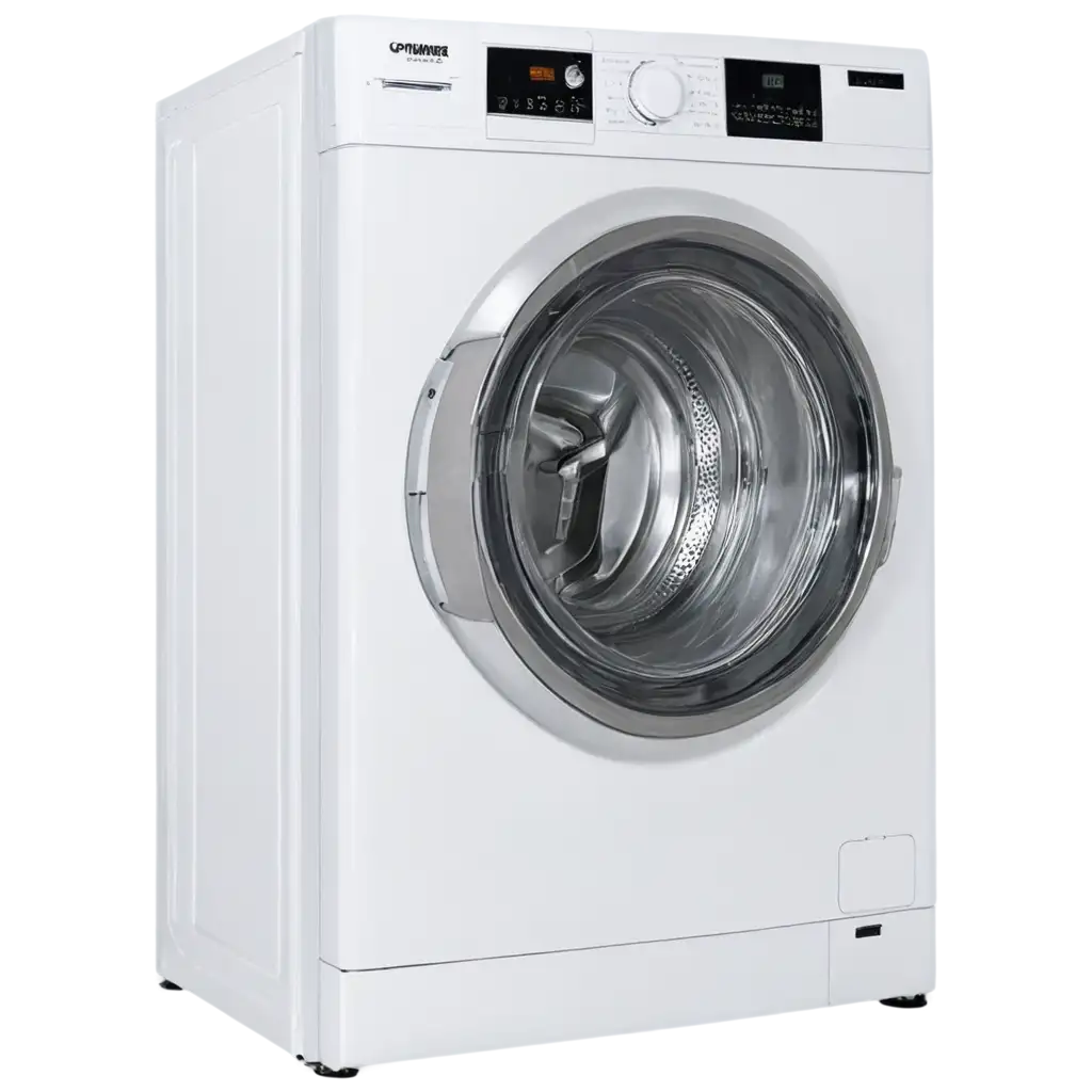 HighQuality-PNG-Image-of-a-White-Washing-Machine-for-Versatile-Use