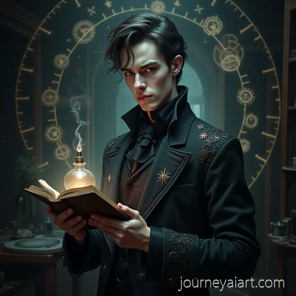 Young-Male-Scientist-in-Dark-Fantasy-Laboratory-with-Mystical-Alchemy-SymbolsAI-Art-Prompt-Expansion