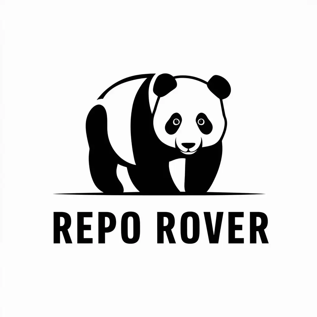 LOGO-Design-For-Repo-Rover-Panda-Symbol-with-Clean-and-Modern-Aesthetics