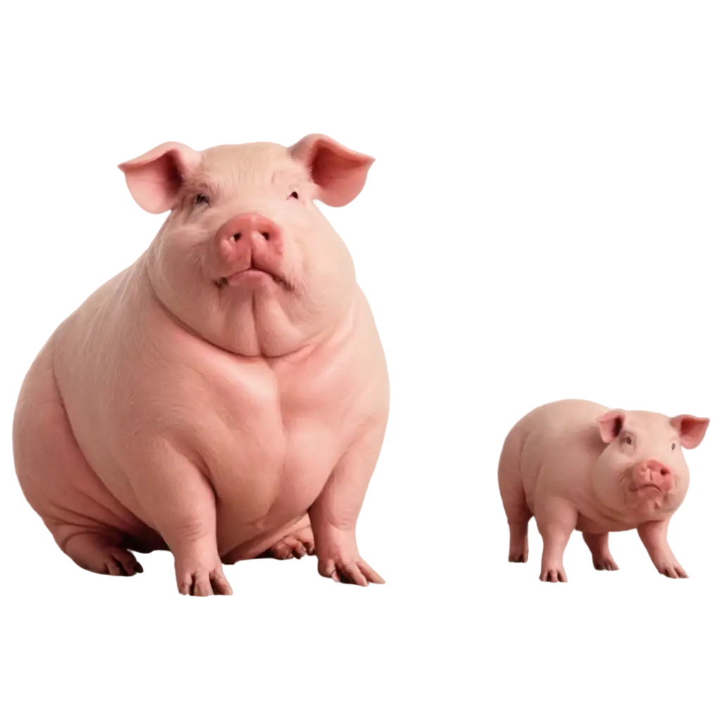 HighQuality-PNG-Image-of-a-Fat-Pig-AIGenerated-Artwork