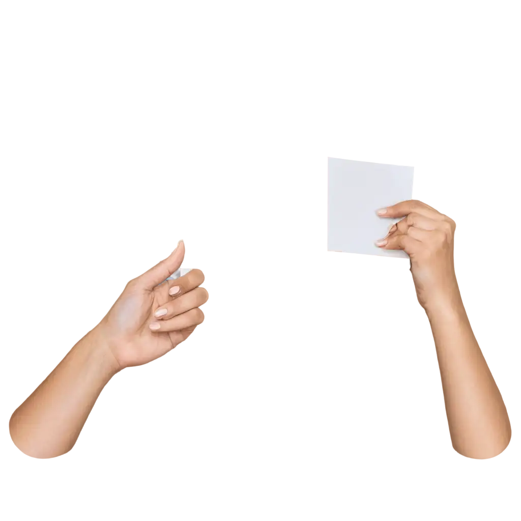 Hand-Holding-Paper-PNG-A-Versatile-Image-for-Creative-Projects