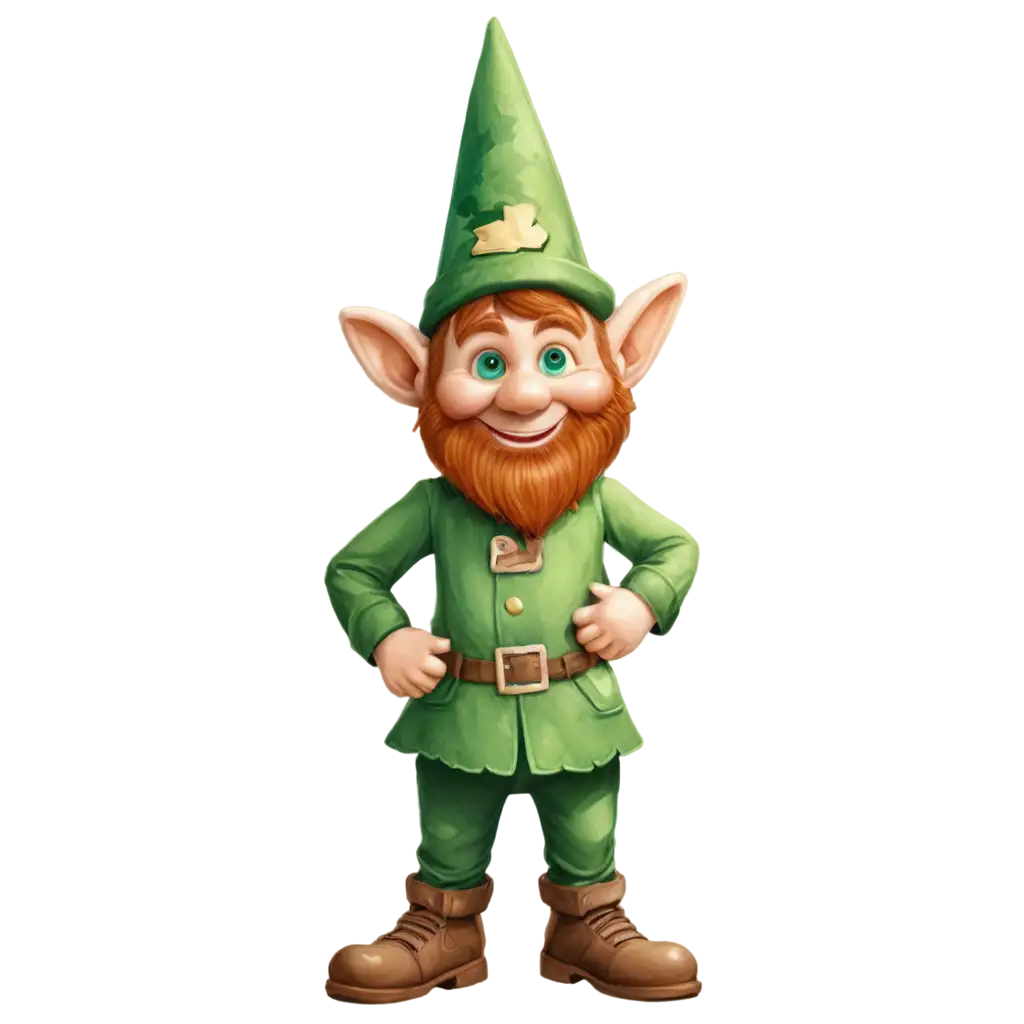 HighResolution-St-Patricks-Day-Green-Gnome-PNG-Image-with-Transparent-Background