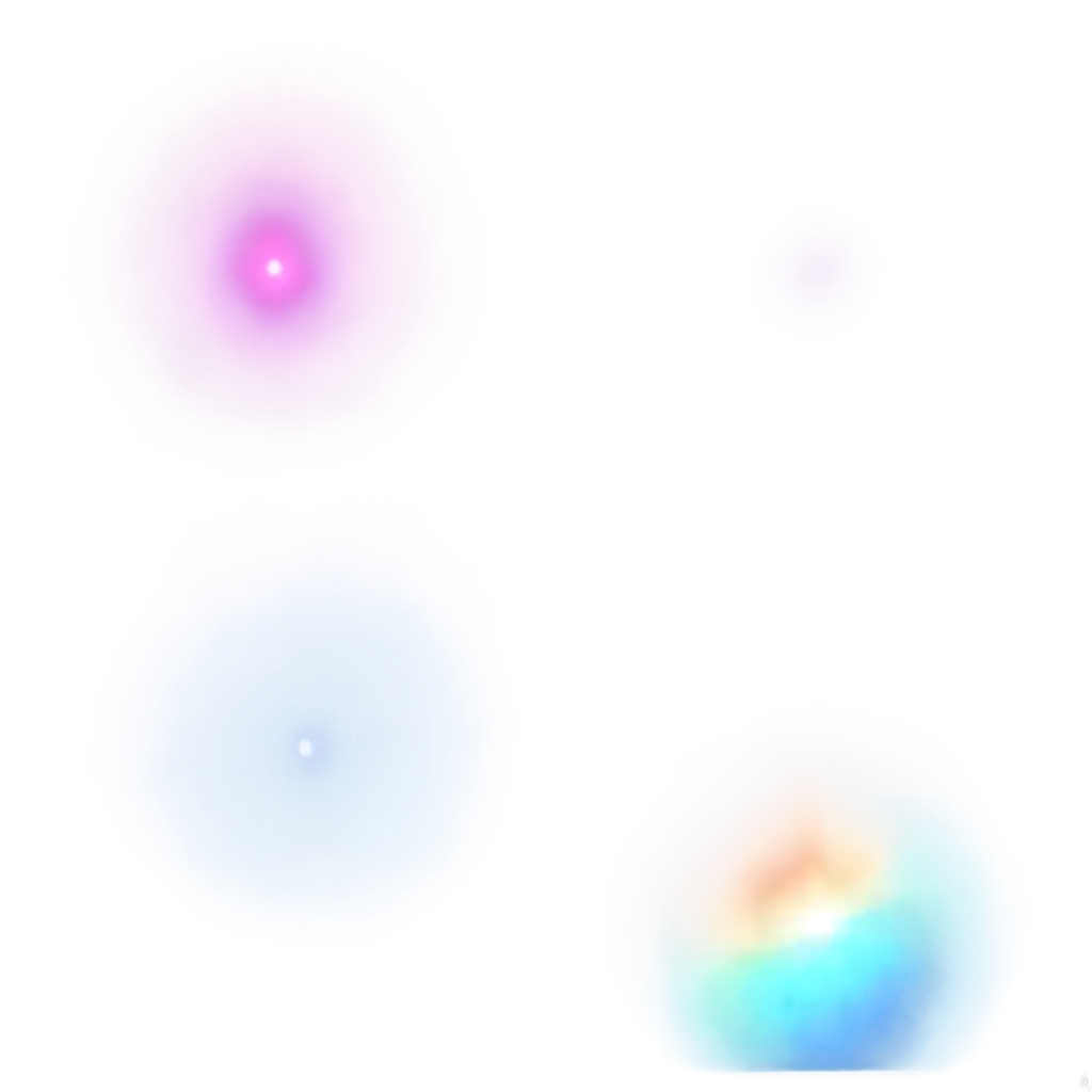 Prism colourful effect styling light circle