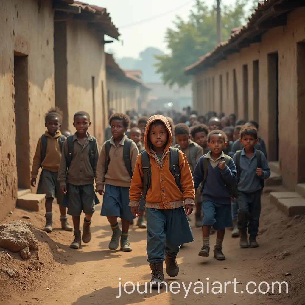 Old-School-Life-in-Village-with-School-Kids