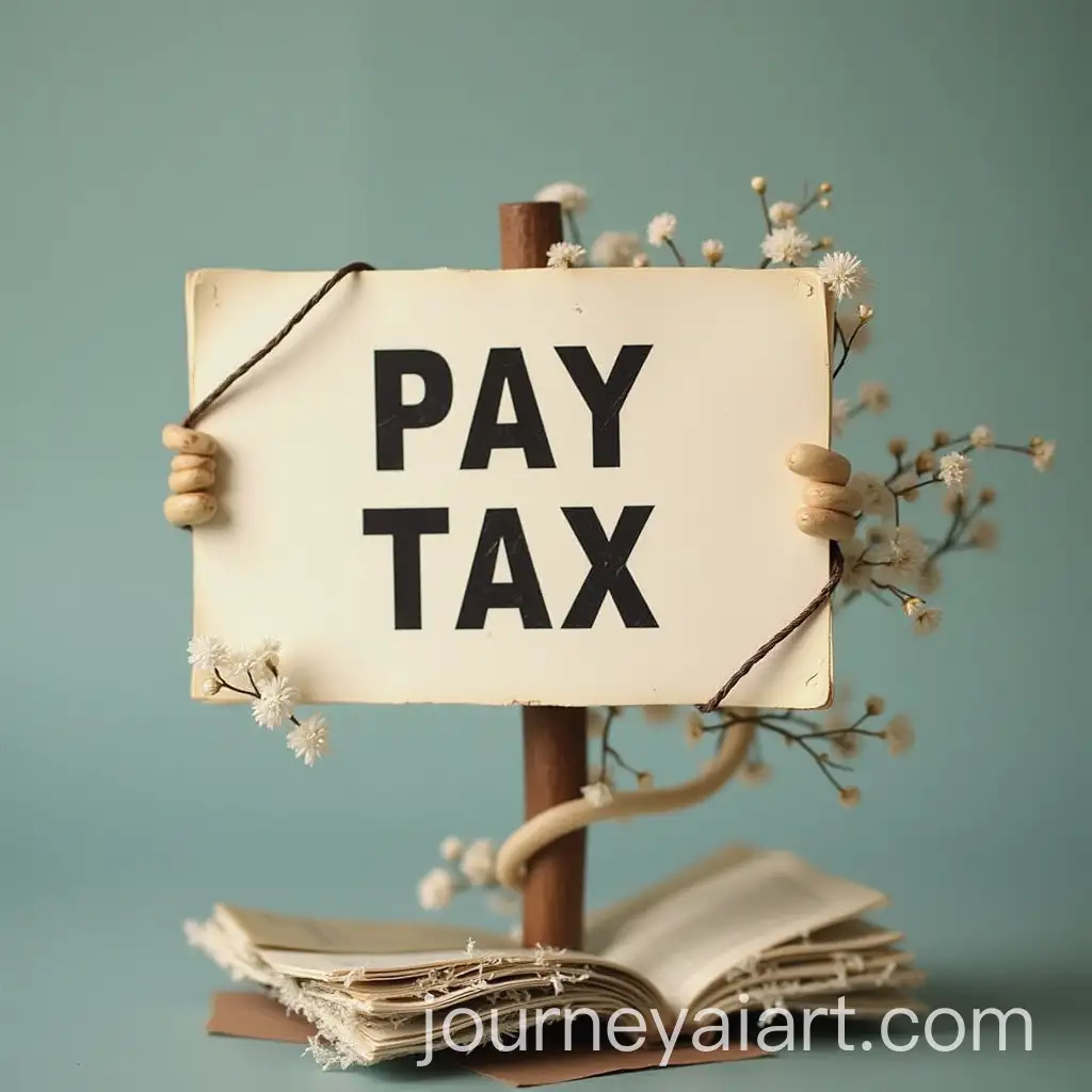 Conceptual-Illustration-of-Paying-Taxes-with-Abstract-Elements