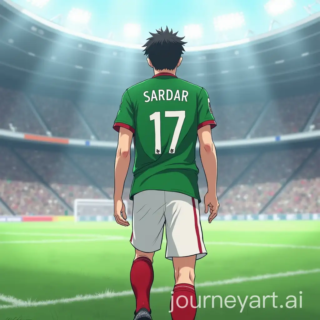 Iranian-Football-Player-in-Action-at-Santiago-Bernabeu-Stadium-Anime-Style