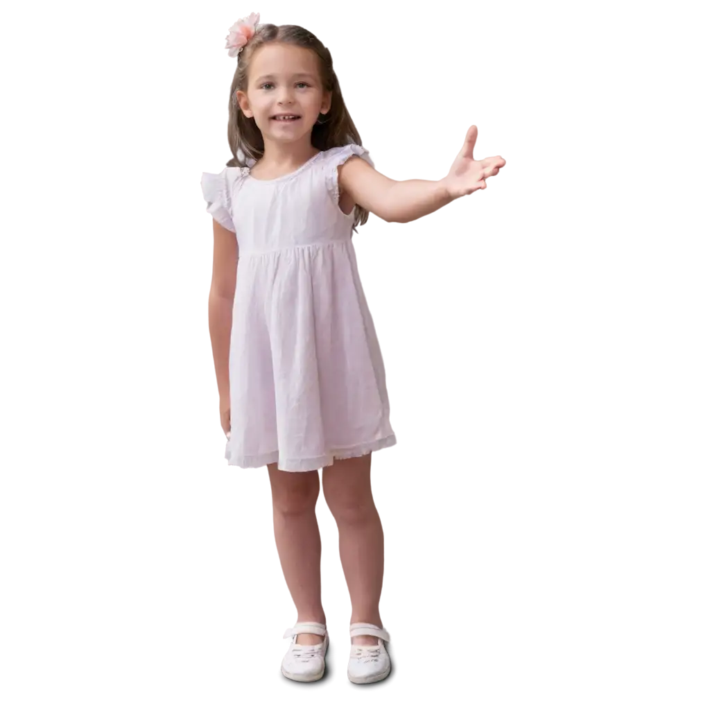 Happy-Child-Girl-Standing-HighQuality-PNG-for-Versatile-Use