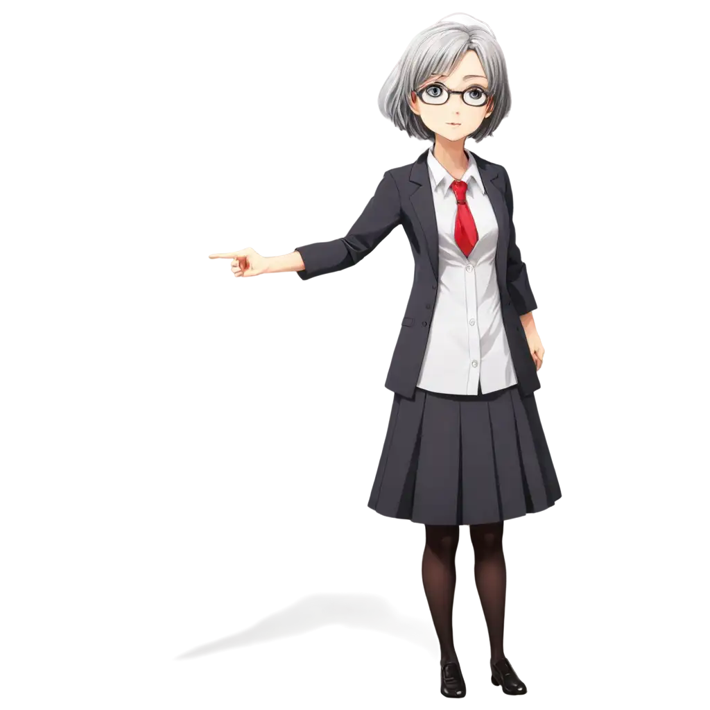 Anime-Professor-Woman-PNG-Image-for-HighQuality-Visual-Content