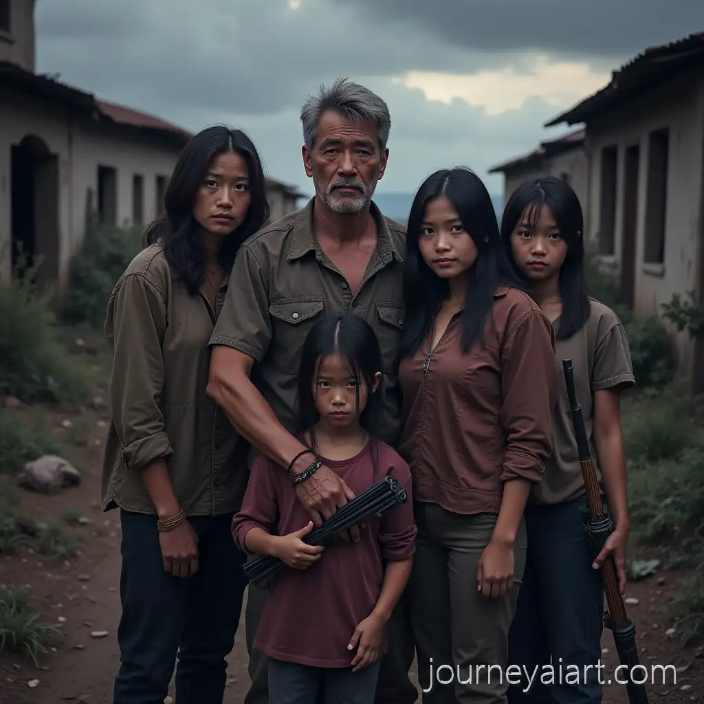 Resilient-Family-Standing-Defiantly-in-PostApocalyptic-Wasteland