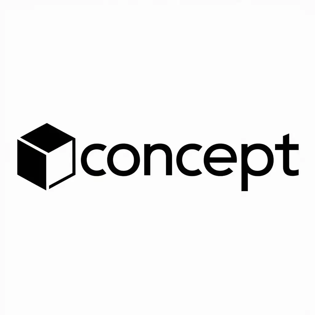 a logo design,with the text "concept", main symbol:cub with an edge forward with visible faces,Moderate,be used in design industry,clear background