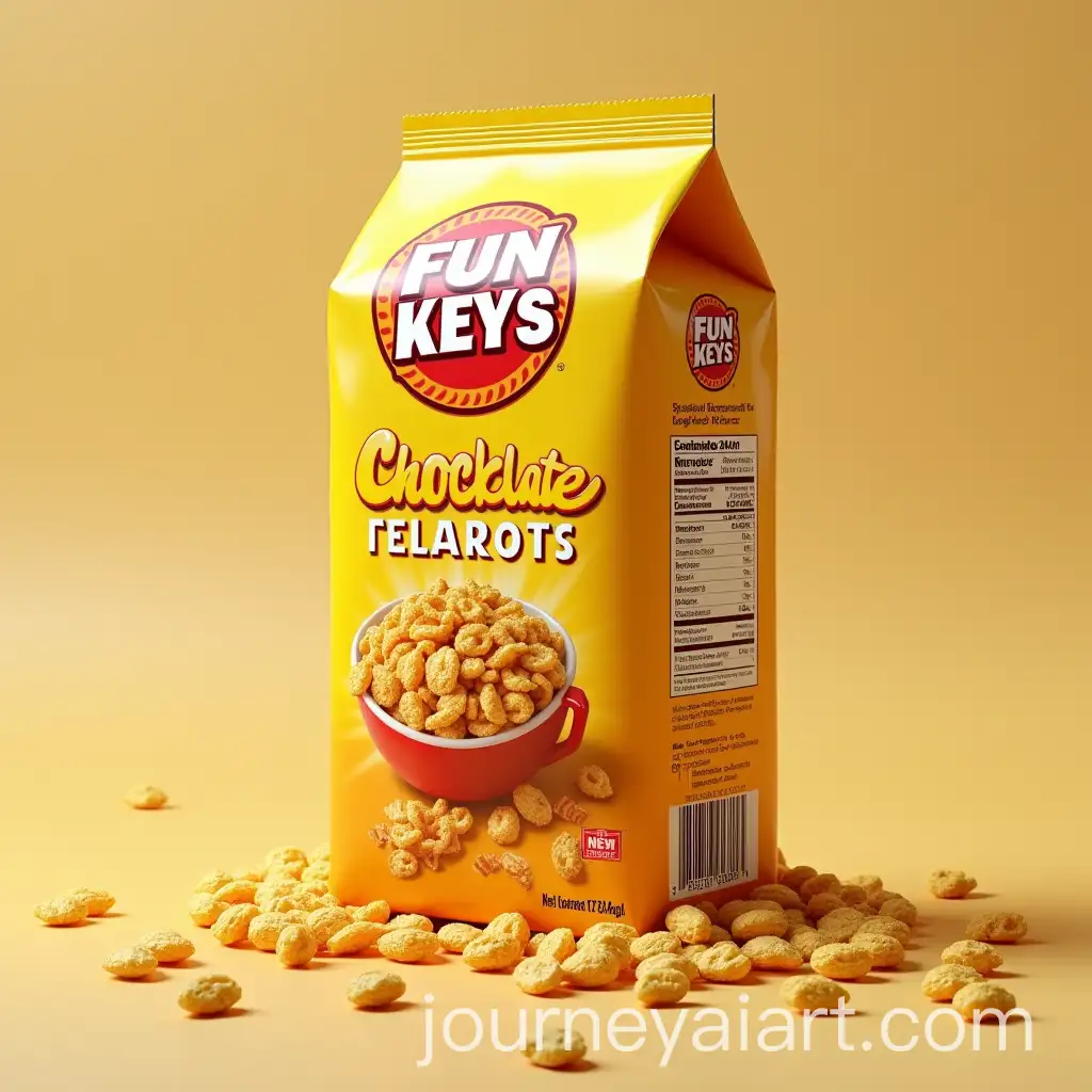 Hyperrealistic-Artwork-of-FunKeys-Chocolate-Flavor-Corn-Flakes-Package