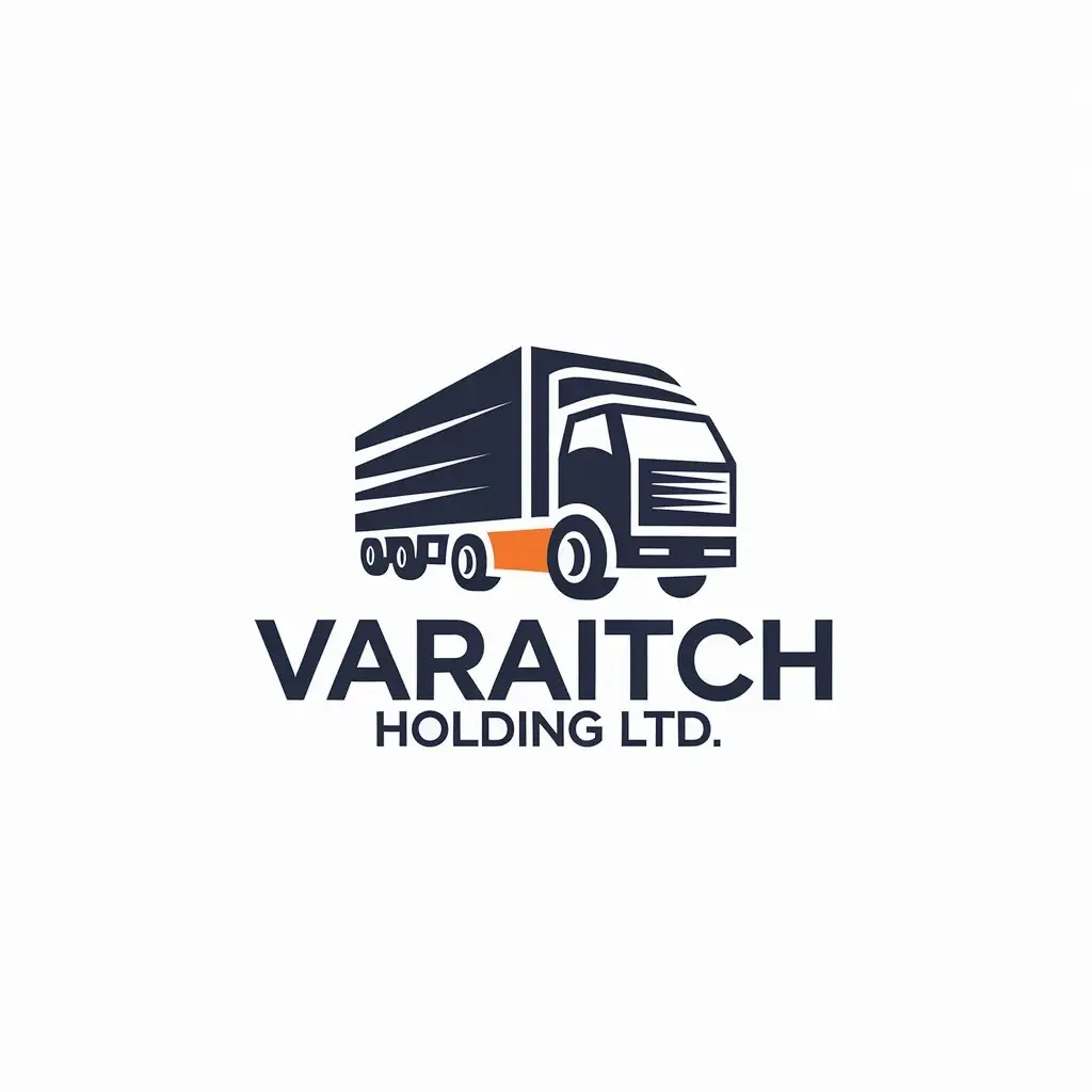 LOGO Design for VARAITCH HOLDING LTD Commercial Transportation with Trucks Trailers Theme