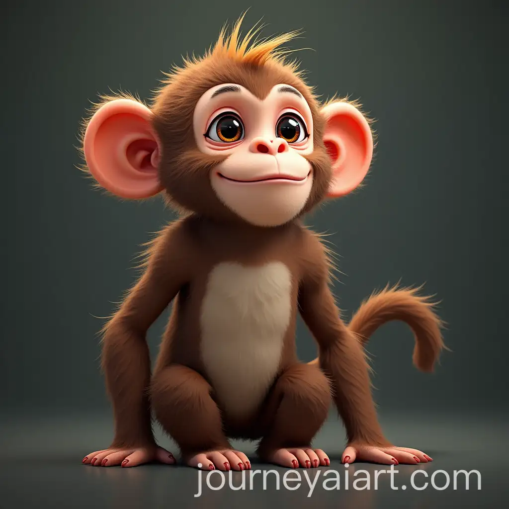 Realistic-Closeup-of-a-Monkey-in-Its-Natural-Habitat