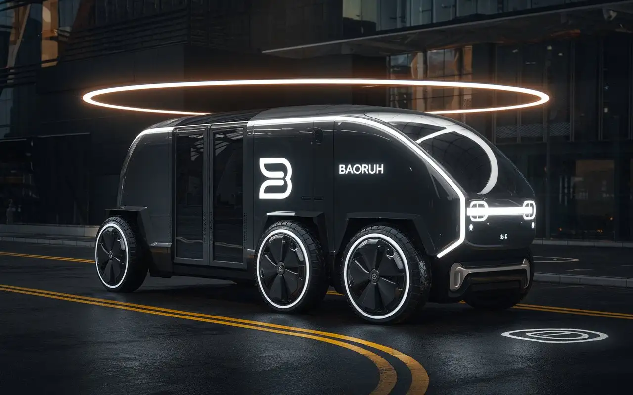 Dark-Theme-Smart-Transport-Technology-with-Baoruh-Logo