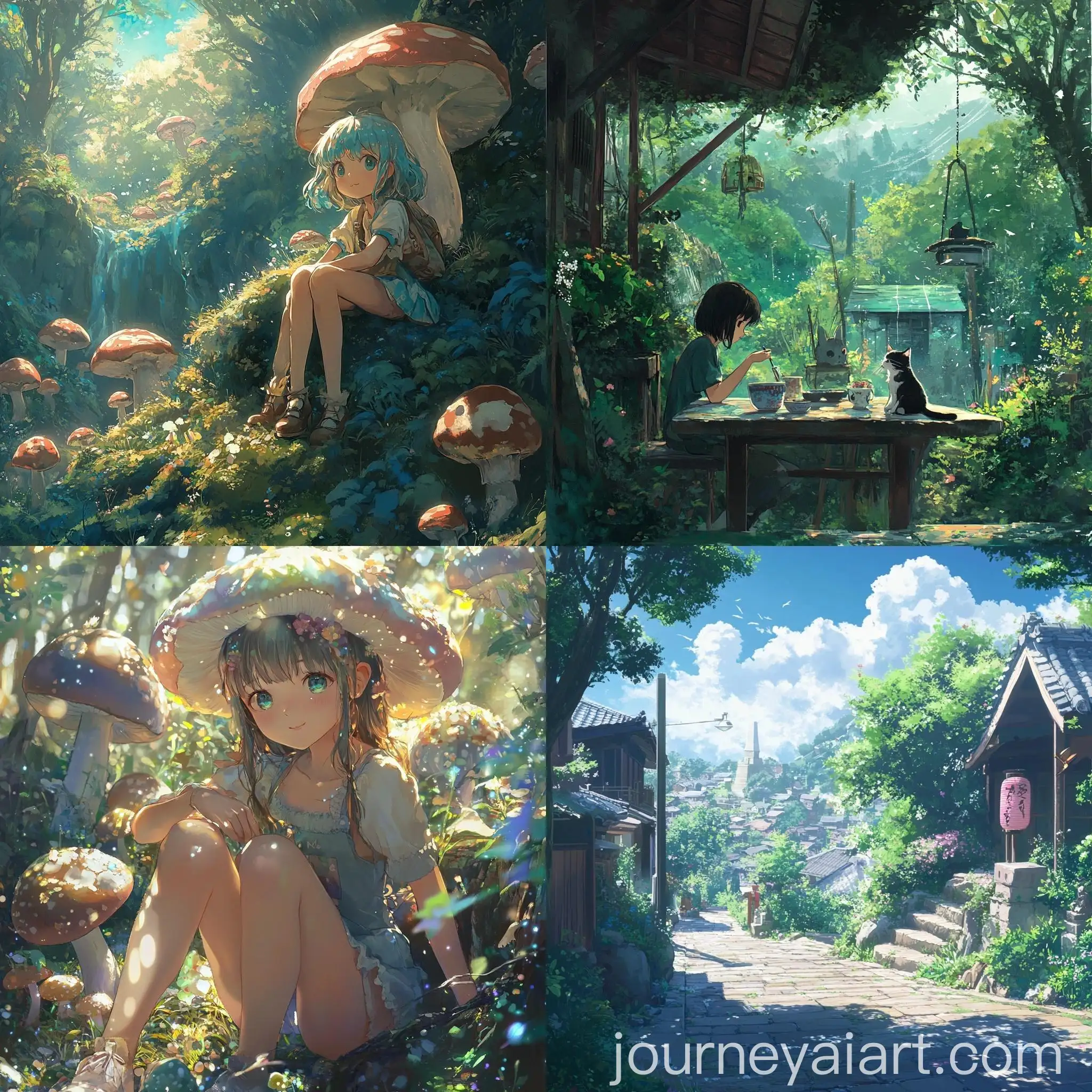 Cute-AnimeStyle-Nature-Scene-by-Keiichi-Tanaami