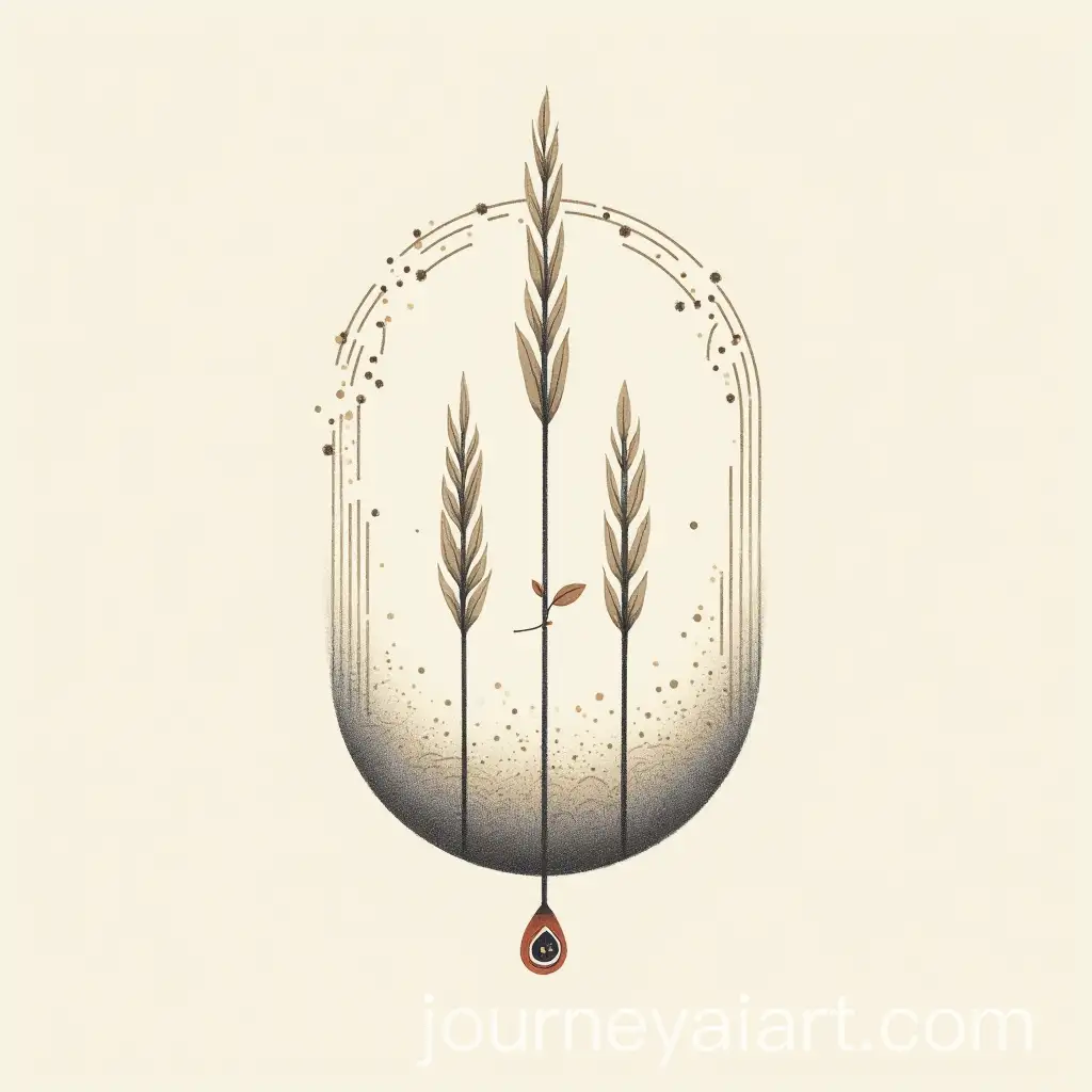 Minimalist-Pet-Memorial-Tattoo-with-Reeds-Snake-Eye-Reflection-and-Abstract-Crown