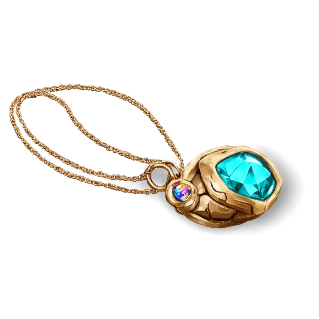 HighQuality-PNG-of-an-Amulet-with-a-Gem-for-Enhanced-Visual-Appeal