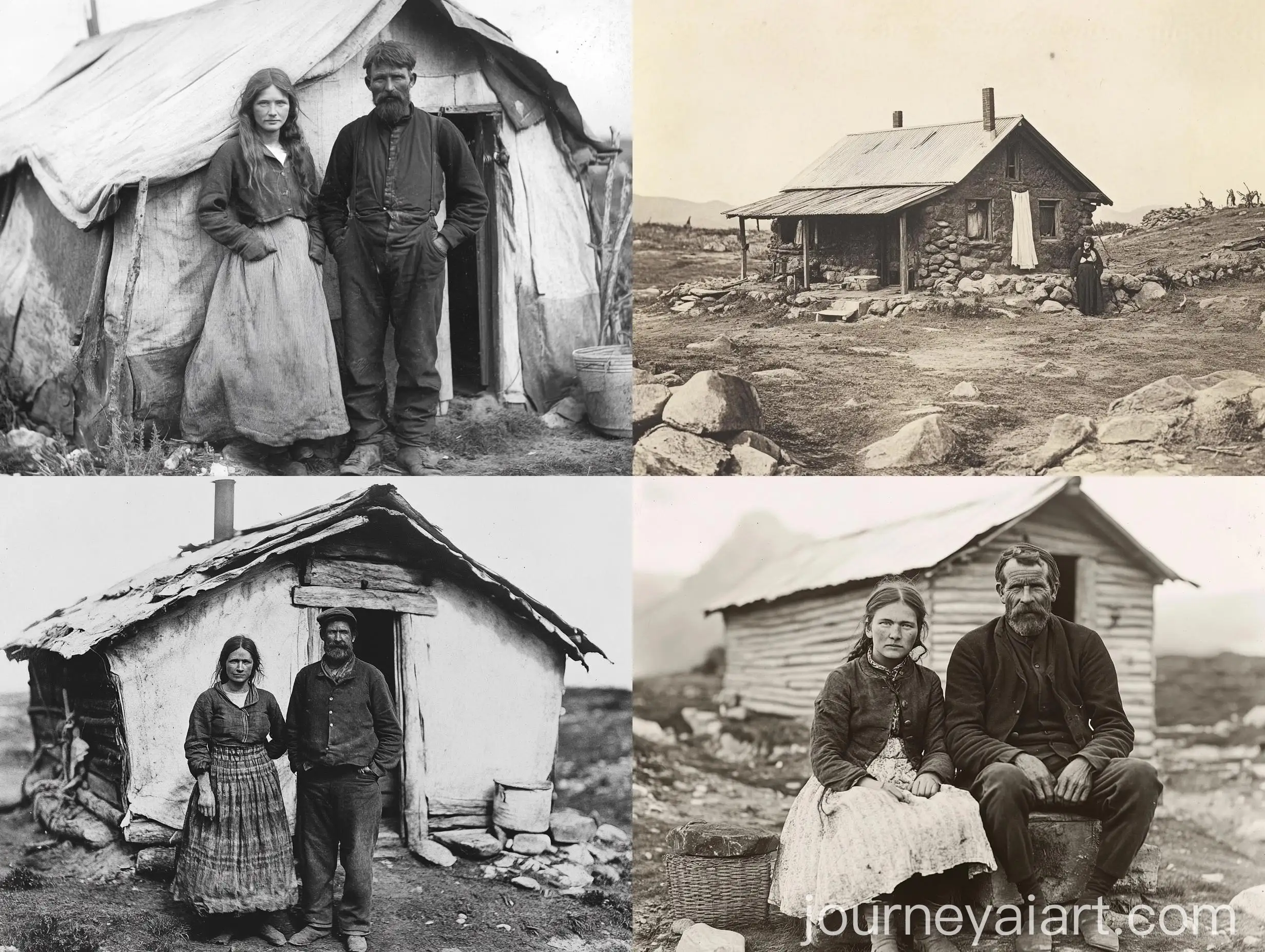 Young-German-Girl-with-Husband-in-Patagonian-Settlement-1878