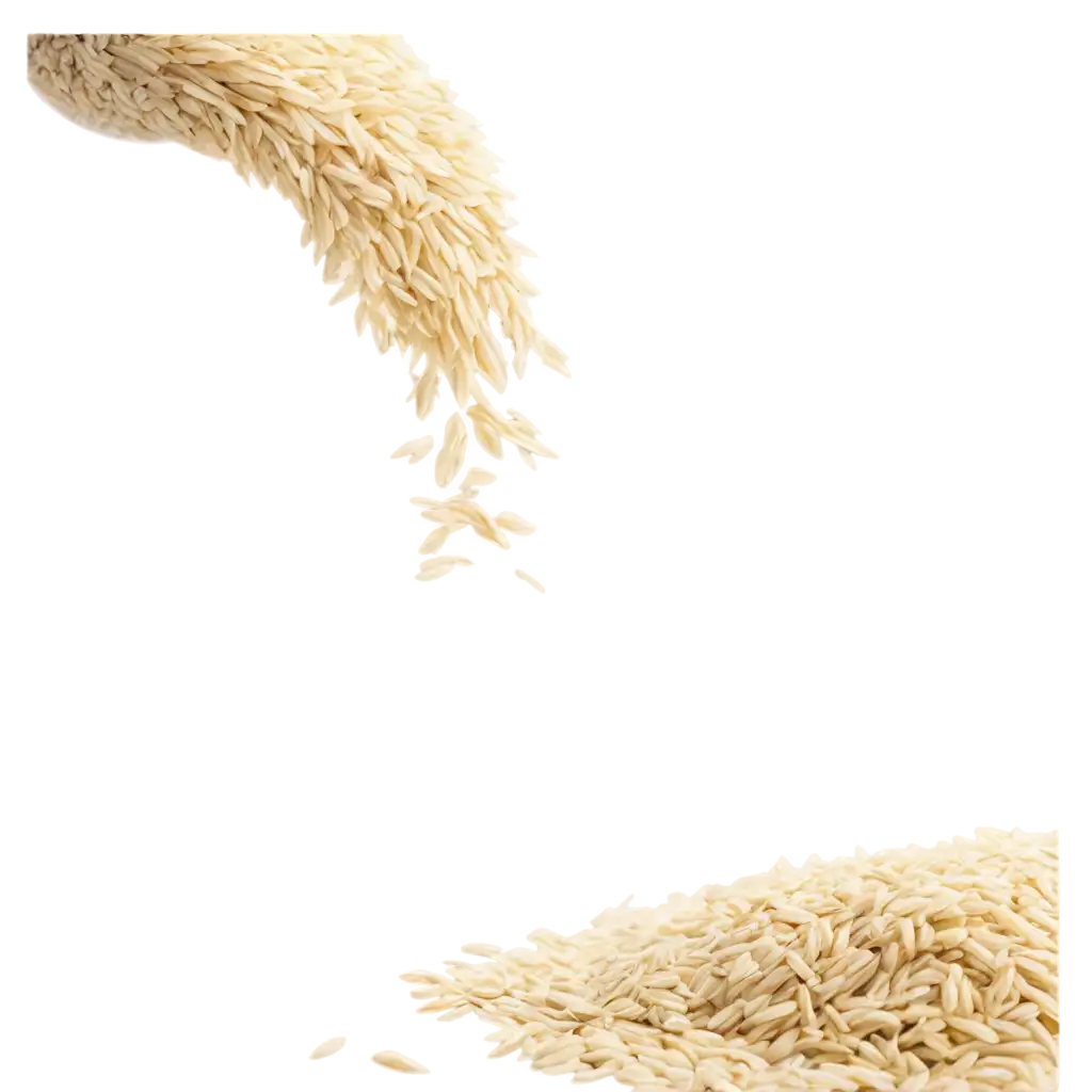 HighQuality-PNG-Image-of-Rice-Grains-Falling-Enhance-Your-Visual-Content-with-Clarity-and-Detail