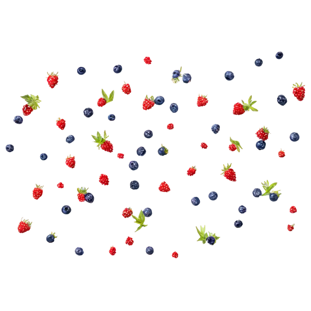 Berries-Scattering-in-the-Air-PNG-Image-HighQuality-Visual-for-Creative-Designs